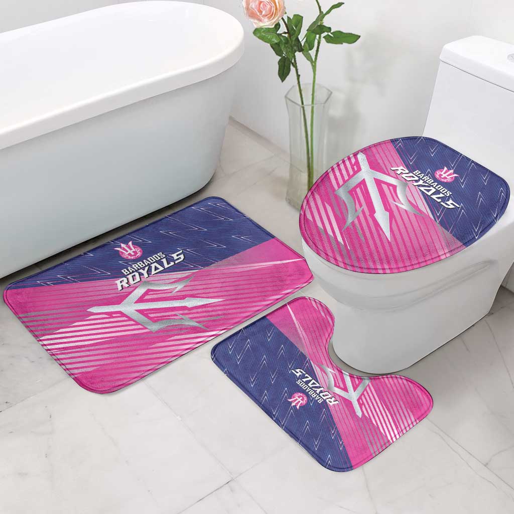 Barbados Cricket Royals Bathroom Set Sporty Style with Trident Symbol - Wonder Print Shop