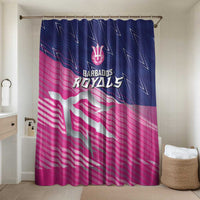 Barbados Cricket Royals Bathroom Set Sporty Style with Trident Symbol - Wonder Print Shop