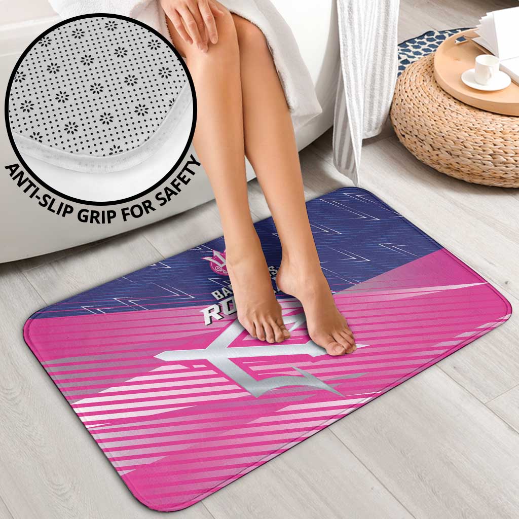 Barbados Cricket Royals Bathroom Set Sporty Style with Trident Symbol - Wonder Print Shop