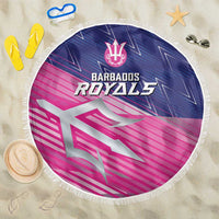 Barbados Cricket Royals Beach Blanket Sporty Style with Trident Symbol - Wonder Print Shop