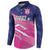Custom Barbados Cricket Royals Button Sweatshirt Sporty Style with Trident Symbol - Wonder Print Shop