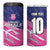 Custom Barbados Cricket Royals 4 in 1 Can Cooler Tumbler Sporty Style with Trident Symbol - Wonder Print Shop