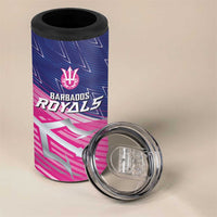 Custom Barbados Cricket Royals 4 in 1 Can Cooler Tumbler Sporty Style with Trident Symbol - Wonder Print Shop