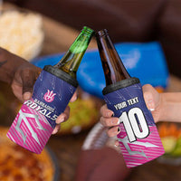 Custom Barbados Cricket Royals 4 in 1 Can Cooler Tumbler Sporty Style with Trident Symbol - Wonder Print Shop