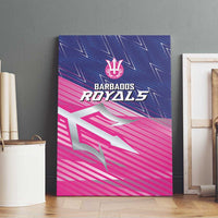 Barbados Cricket Royals Canvas Wall Art Sporty Style with Trident Symbol - Wonder Print Shop