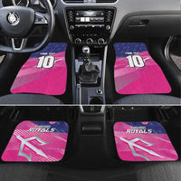 Barbados Cricket Royals Car Mats Sporty Style with Trident Symbol - Wonder Print Shop