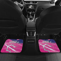 Barbados Cricket Royals Car Mats Sporty Style with Trident Symbol - Wonder Print Shop