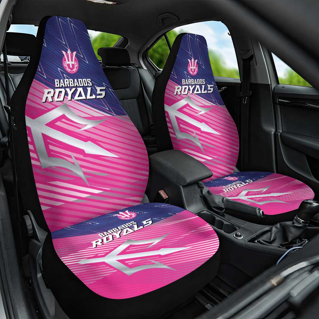 Barbados Cricket Royals Car Seat Cover Sporty Style with Trident Symbol - Wonder Print Shop