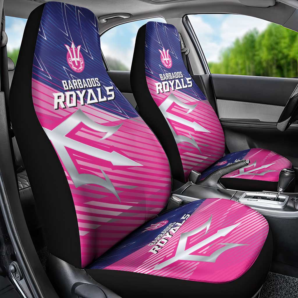 Barbados Cricket Royals Car Seat Cover Sporty Style with Trident Symbol - Wonder Print Shop