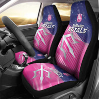 Barbados Cricket Royals Car Seat Cover Sporty Style with Trident Symbol - Wonder Print Shop