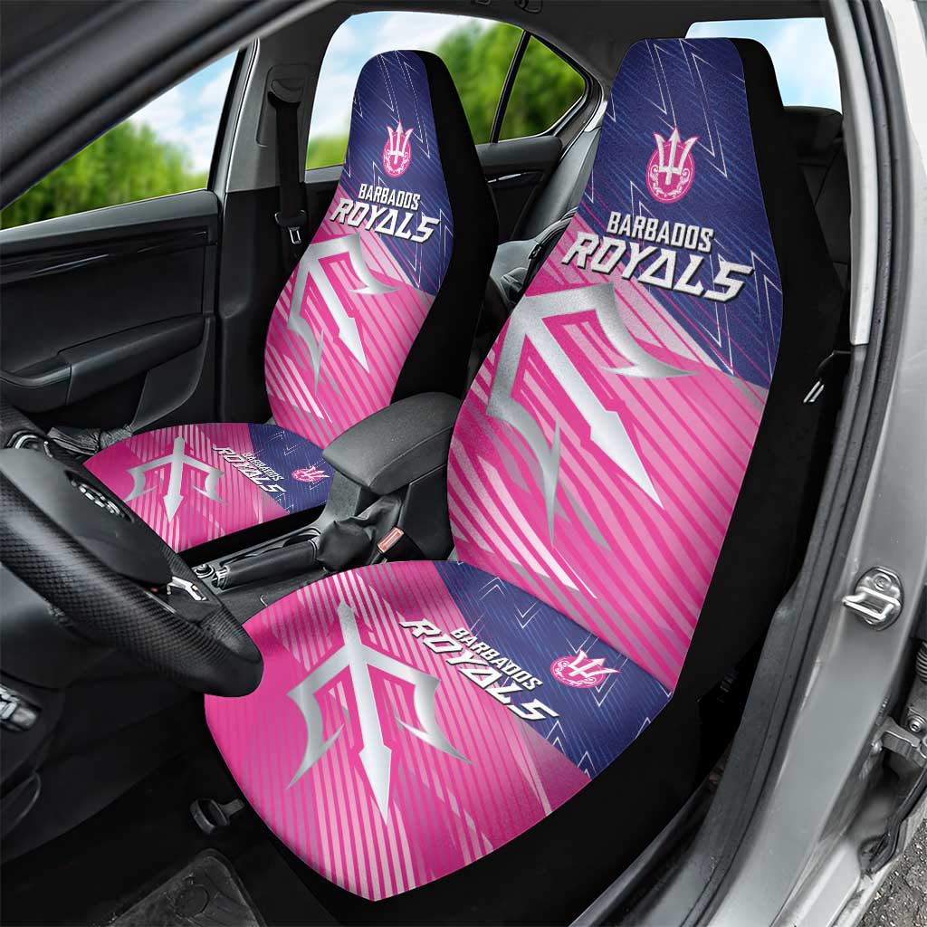 Barbados Cricket Royals Car Seat Cover Sporty Style with Trident Symbol - Wonder Print Shop