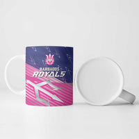 Custom Barbados Cricket Royals Ceramic Mug Sporty Style with Trident Symbol - Wonder Print Shop