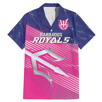 Custom Barbados Cricket Royals Family Matching Mermaid Dress and Hawaiian Shirt Sporty Style with Trident Symbol - Wonder Print Shop