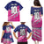 Custom Barbados Cricket Royals Family Matching Puletasi and Hawaiian Shirt Sporty Style with Trident Symbol - Wonder Print Shop