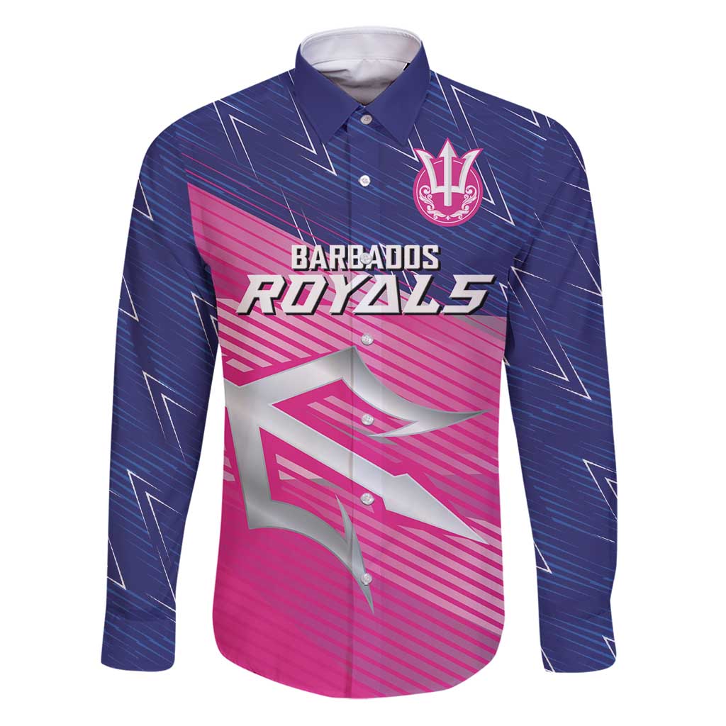 Custom Barbados Cricket Royals Family Matching Puletasi and Hawaiian Shirt Sporty Style with Trident Symbol - Wonder Print Shop