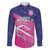 Custom Barbados Cricket Royals Family Matching Short Sleeve Bodycon Dress and Hawaiian Shirt Sporty Style with Trident Symbol - Wonder Print Shop