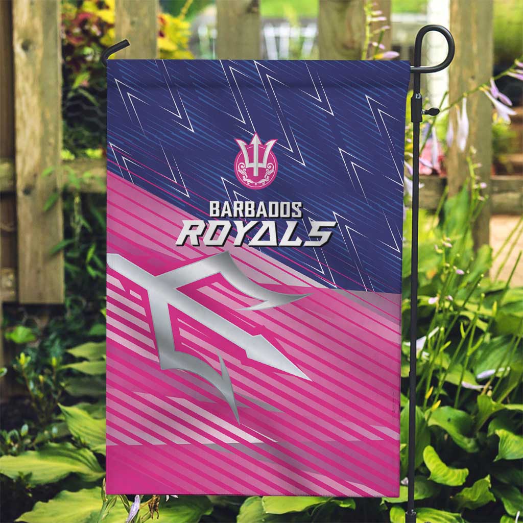 Barbados Cricket Royals Garden Flag Sporty Style with Trident Symbol - Wonder Print Shop