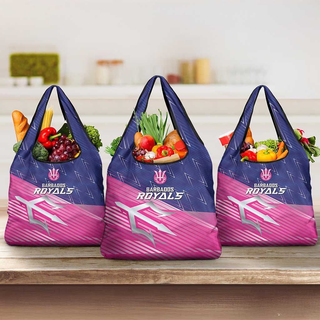 Barbados Cricket Royals Grocery Bag Sporty Style with Trident Symbol - Wonder Print Shop