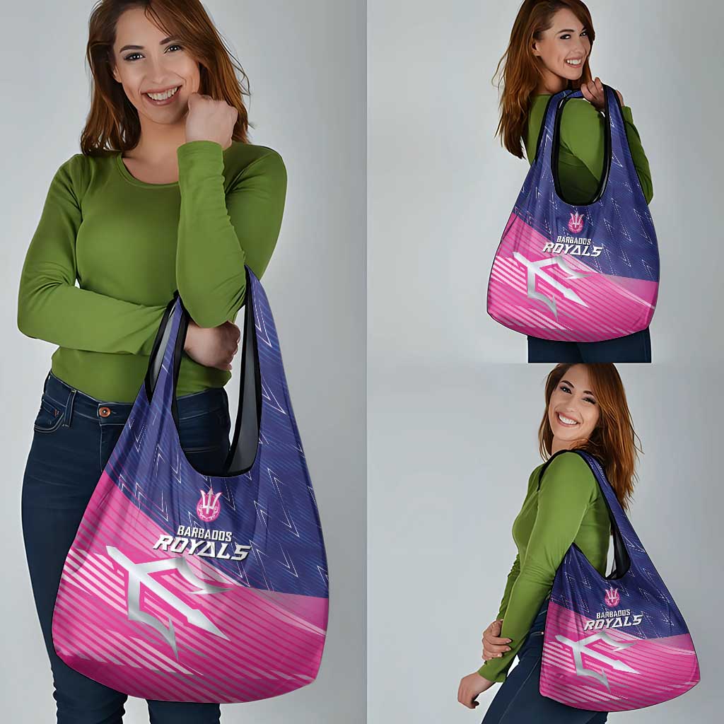 Barbados Cricket Royals Grocery Bag Sporty Style with Trident Symbol - Wonder Print Shop