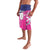 Custom Barbados Cricket Royals Lavalava Sporty Style with Trident Symbol - Wonder Print Shop