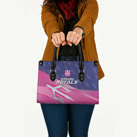 Barbados Cricket Royals Leather Bag Sporty Style with Trident Symbol - Wonder Print Shop