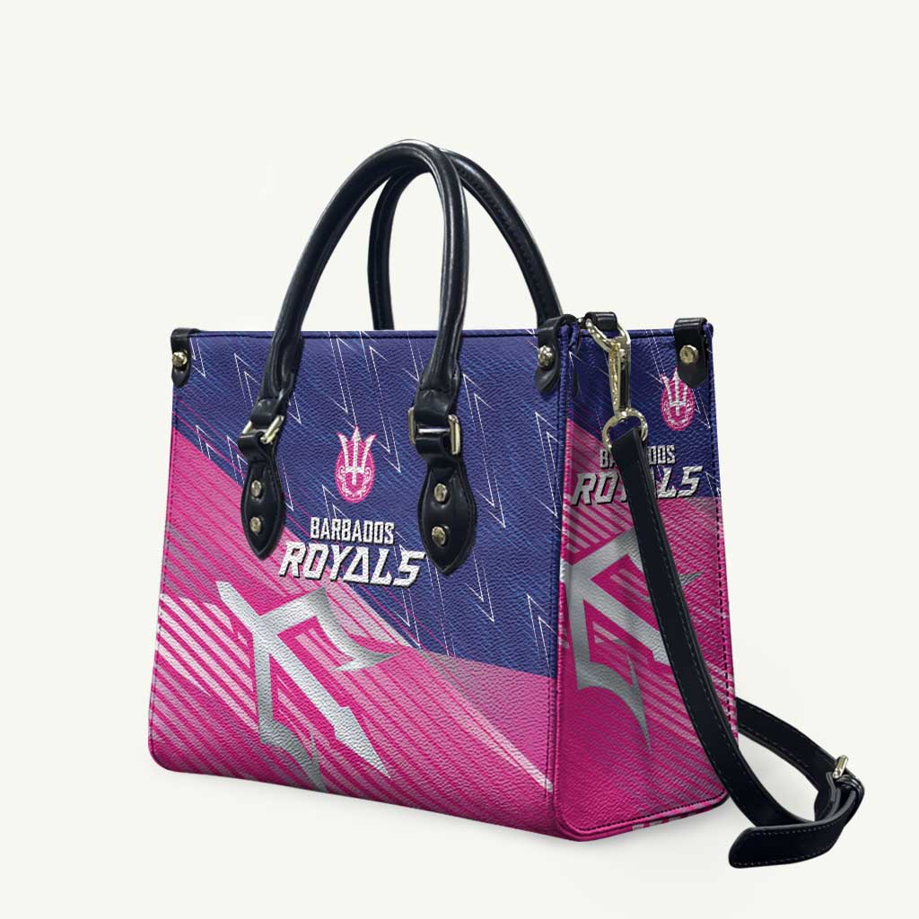Barbados Cricket Royals Leather Bag Sporty Style with Trident Symbol - Wonder Print Shop