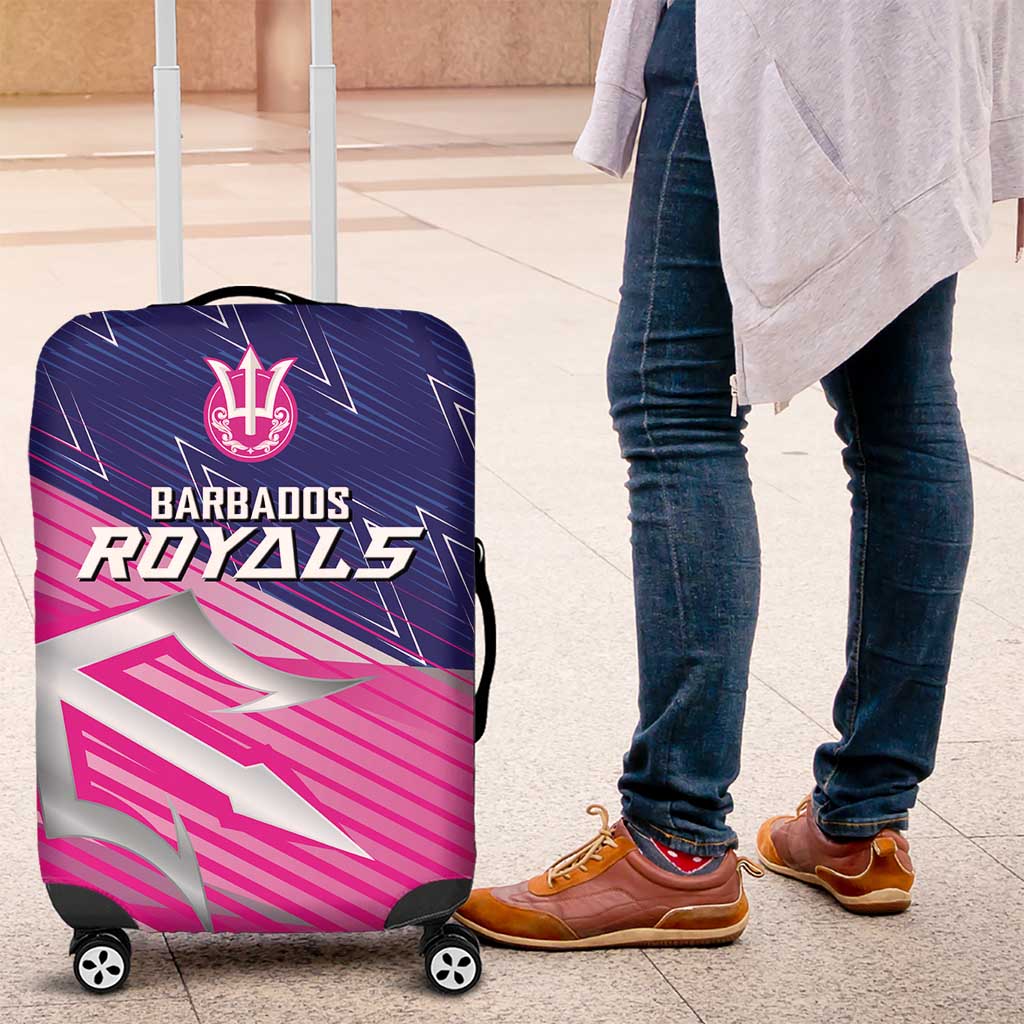 Barbados Cricket Royals Luggage Cover Sporty Style with Trident Symbol - Wonder Print Shop