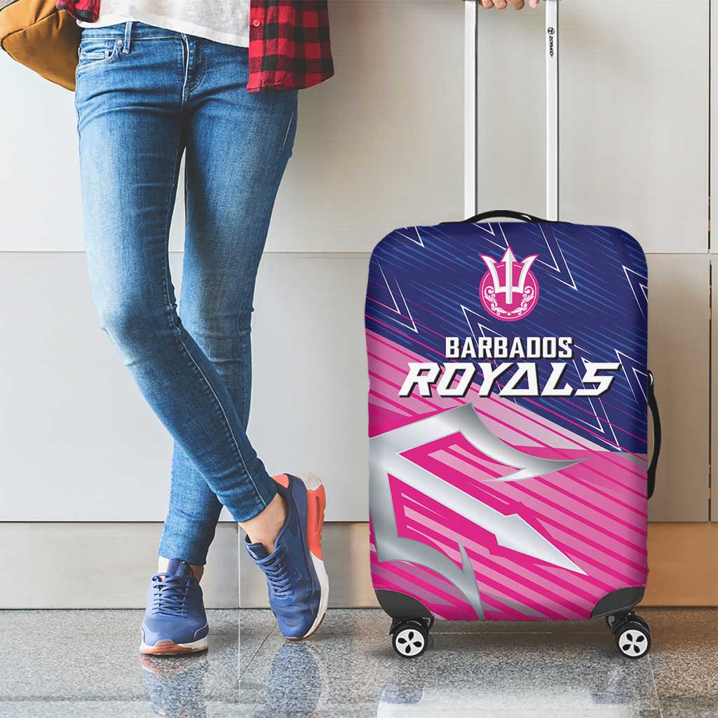 Barbados Cricket Royals Luggage Cover Sporty Style with Trident Symbol - Wonder Print Shop