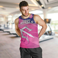 Custom Barbados Cricket Royals Men Tank Top Sporty Style with Trident Symbol - Wonder Print Shop