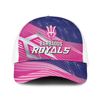Barbados Cricket Royals Mesh Trucker Cap Sporty Style with Trident Symbol - Wonder Print Shop