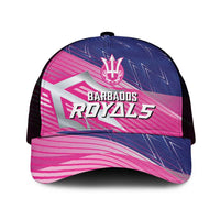 Barbados Cricket Royals Mesh Trucker Cap Sporty Style with Trident Symbol - Wonder Print Shop