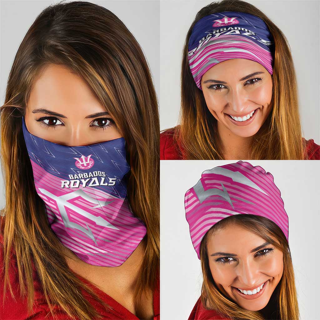 Barbados Cricket Royals Neck Gaiter Sporty Style with Trident Symbol - Wonder Print Shop