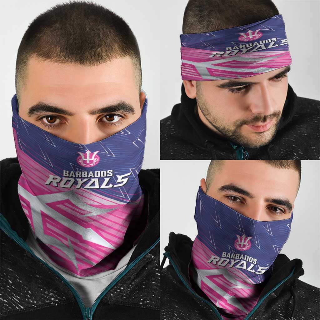 Barbados Cricket Royals Neck Gaiter Sporty Style with Trident Symbol - Wonder Print Shop