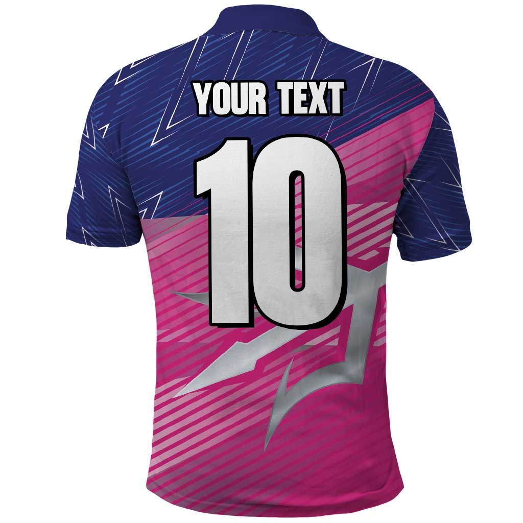 Custom Barbados Cricket Royals Polo Shirt Sporty Style with Trident Symbol - Wonder Print Shop