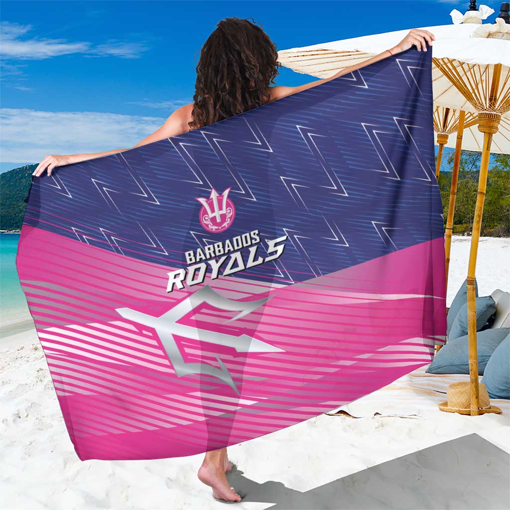 Barbados Cricket Royals Sarong Sporty Style with Trident Symbol - Wonder Print Shop