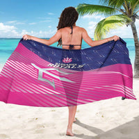 Barbados Cricket Royals Sarong Sporty Style with Trident Symbol - Wonder Print Shop