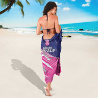 Barbados Cricket Royals Sarong Sporty Style with Trident Symbol - Wonder Print Shop