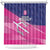 Barbados Cricket Royals Shower Curtain Sporty Style with Trident Symbol - Wonder Print Shop
