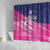 Barbados Cricket Royals Shower Curtain Sporty Style with Trident Symbol - Wonder Print Shop