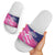 Barbados Cricket Royals Slide Sandals Sporty Style with Trident Symbol - Wonder Print Shop