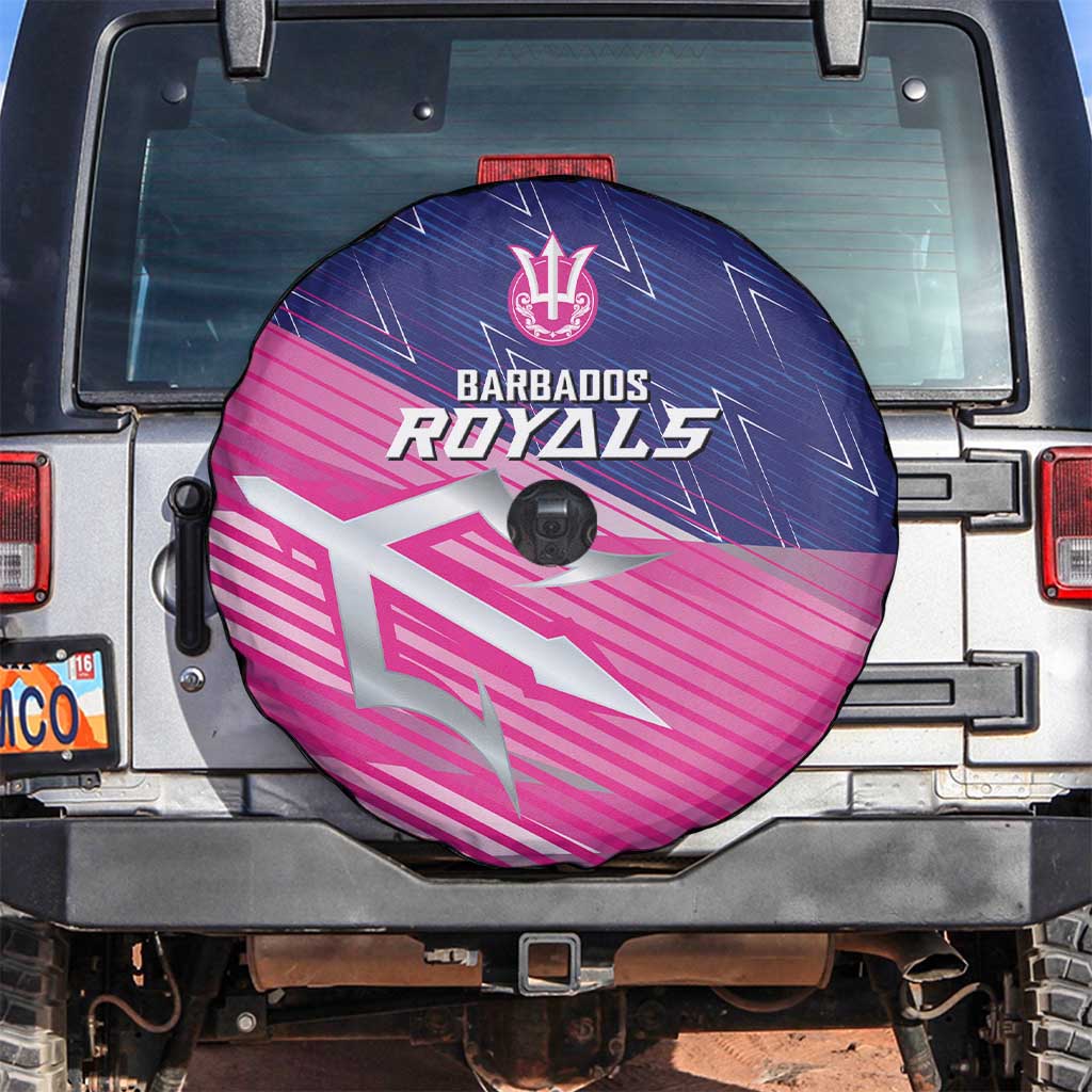 Barbados Cricket Royals Spare Tire Cover Sporty Style with Trident Symbol - Wonder Print Shop