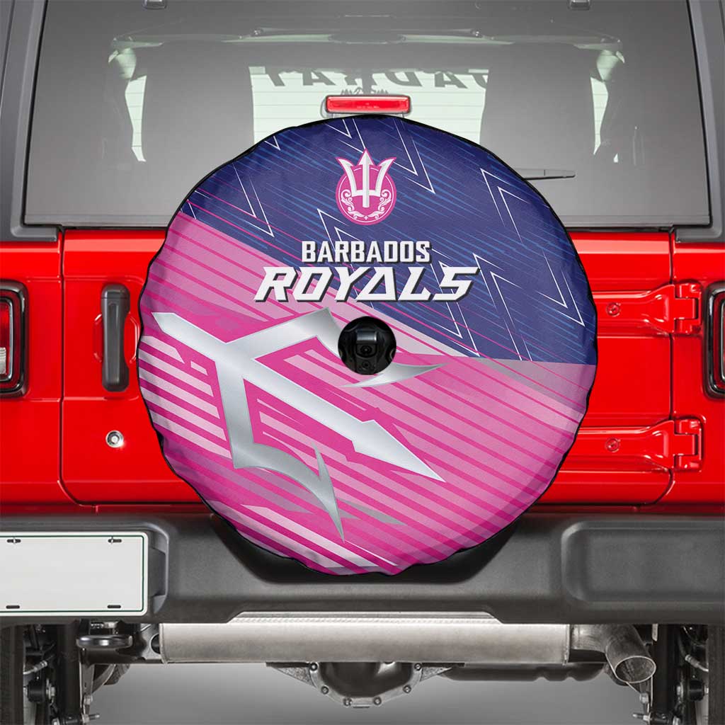 Barbados Cricket Royals Spare Tire Cover Sporty Style with Trident Symbol - Wonder Print Shop