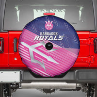 Barbados Cricket Royals Spare Tire Cover Sporty Style with Trident Symbol - Wonder Print Shop