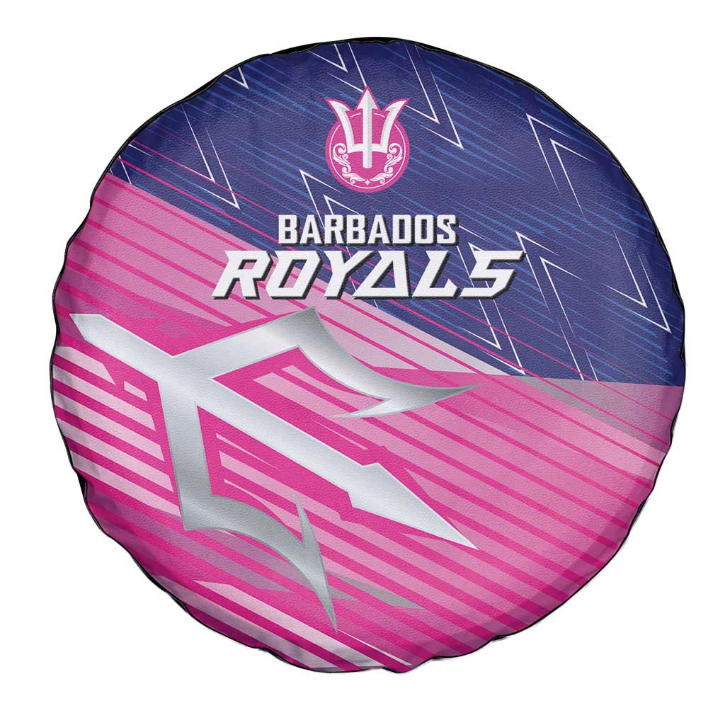 Barbados Cricket Royals Spare Tire Cover Sporty Style with Trident Symbol - Wonder Print Shop