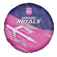 Barbados Cricket Royals Spare Tire Cover Sporty Style with Trident Symbol - Wonder Print Shop