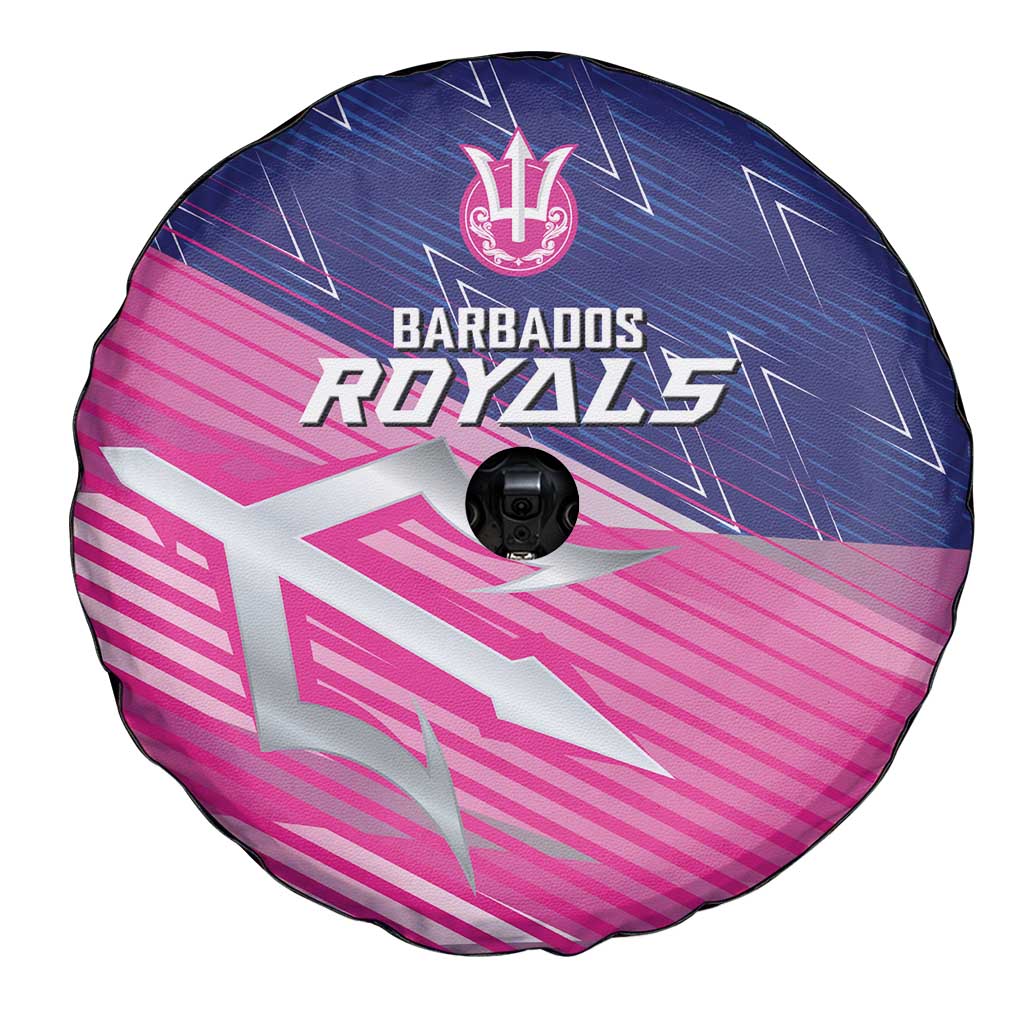 Barbados Cricket Royals Spare Tire Cover Sporty Style with Trident Symbol - Wonder Print Shop