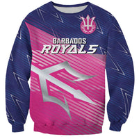 Custom Barbados Cricket Royals Sweatshirt Sporty Style with Trident Symbol - Wonder Print Shop