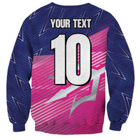 Custom Barbados Cricket Royals Sweatshirt Sporty Style with Trident Symbol - Wonder Print Shop