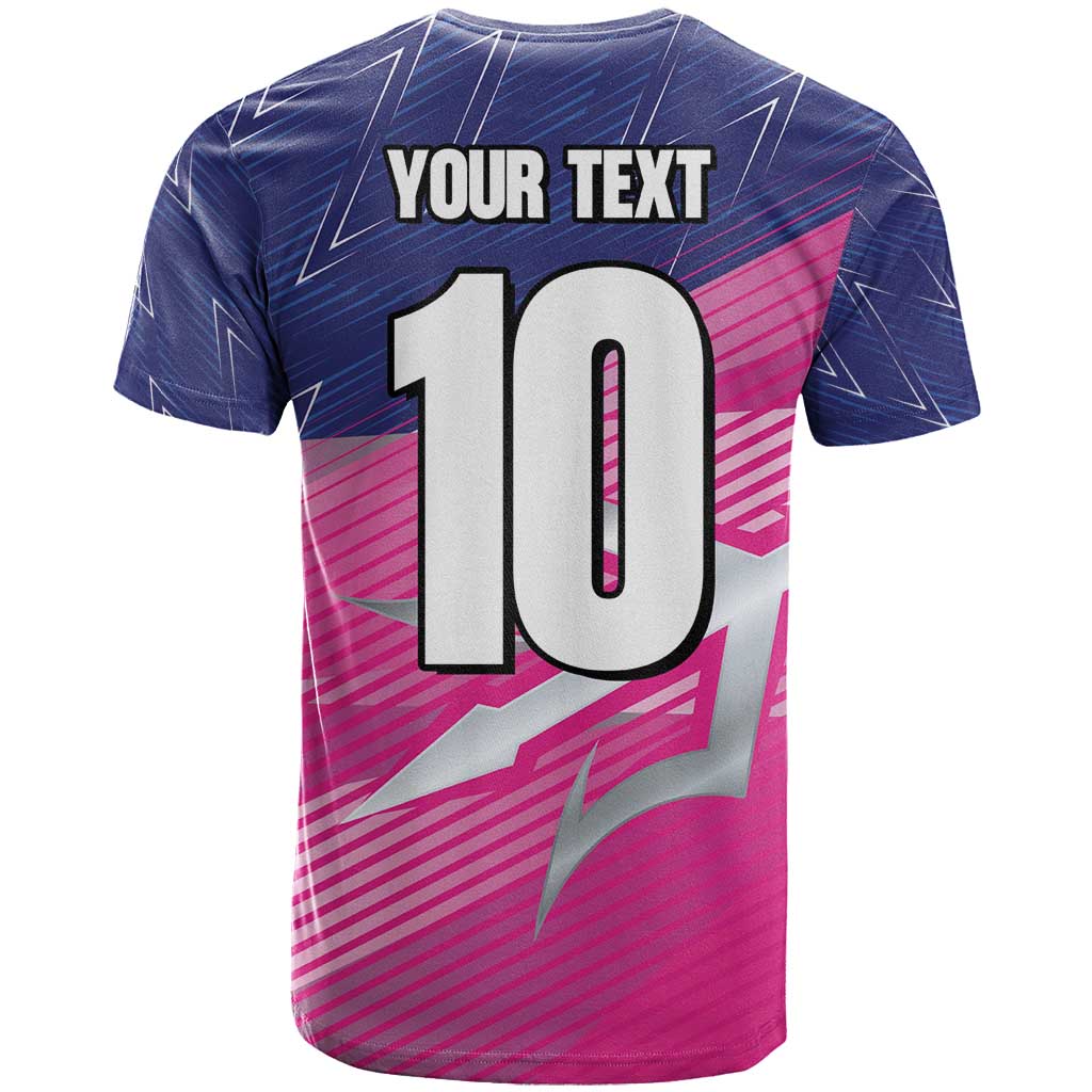 Custom Barbados Cricket Royals T Shirt Sporty Style with Trident Symbol - Wonder Print Shop