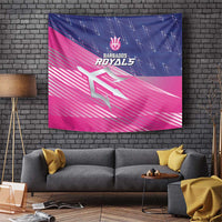Barbados Cricket Royals Tapestry Sporty Style with Trident Symbol - Wonder Print Shop